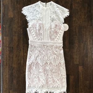 White lace dress